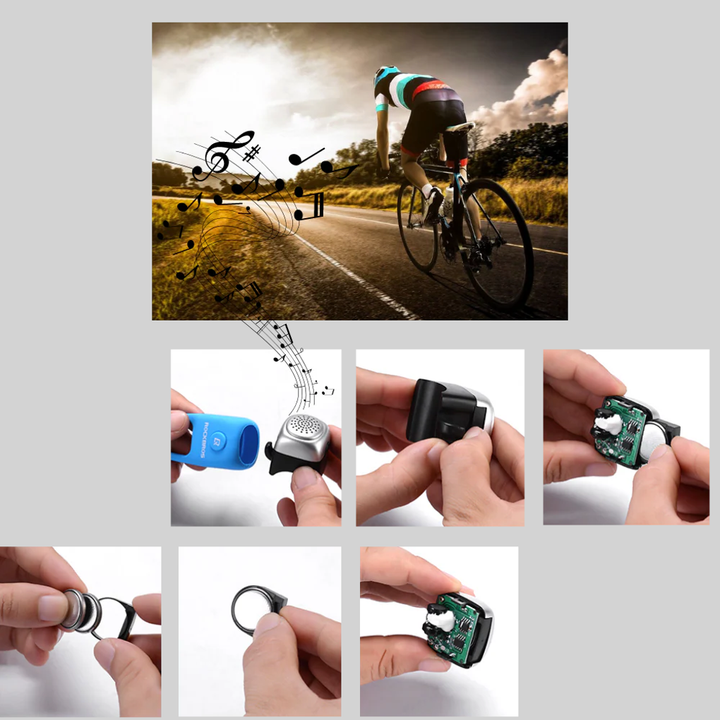 Fietshoorn – Compacte siliconenhoorn met helder geluid