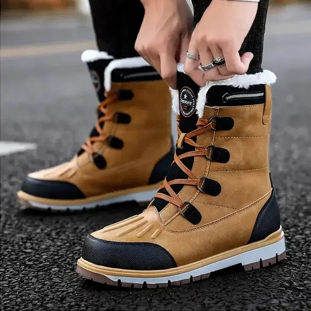 Geïsoleerde weerbestendige herenlaarzen – Robuuste outdoorschoenen