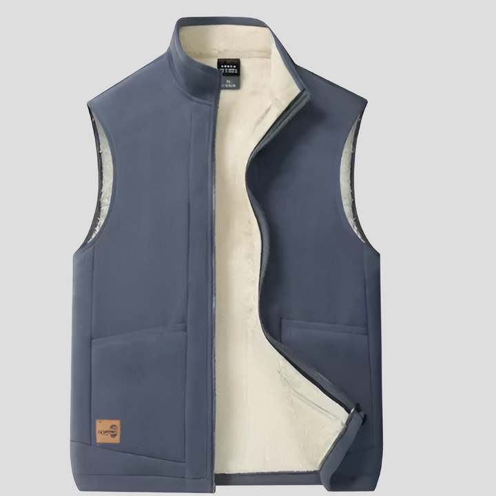 Gevoerd wintervest voor heren – warm en stijlvol