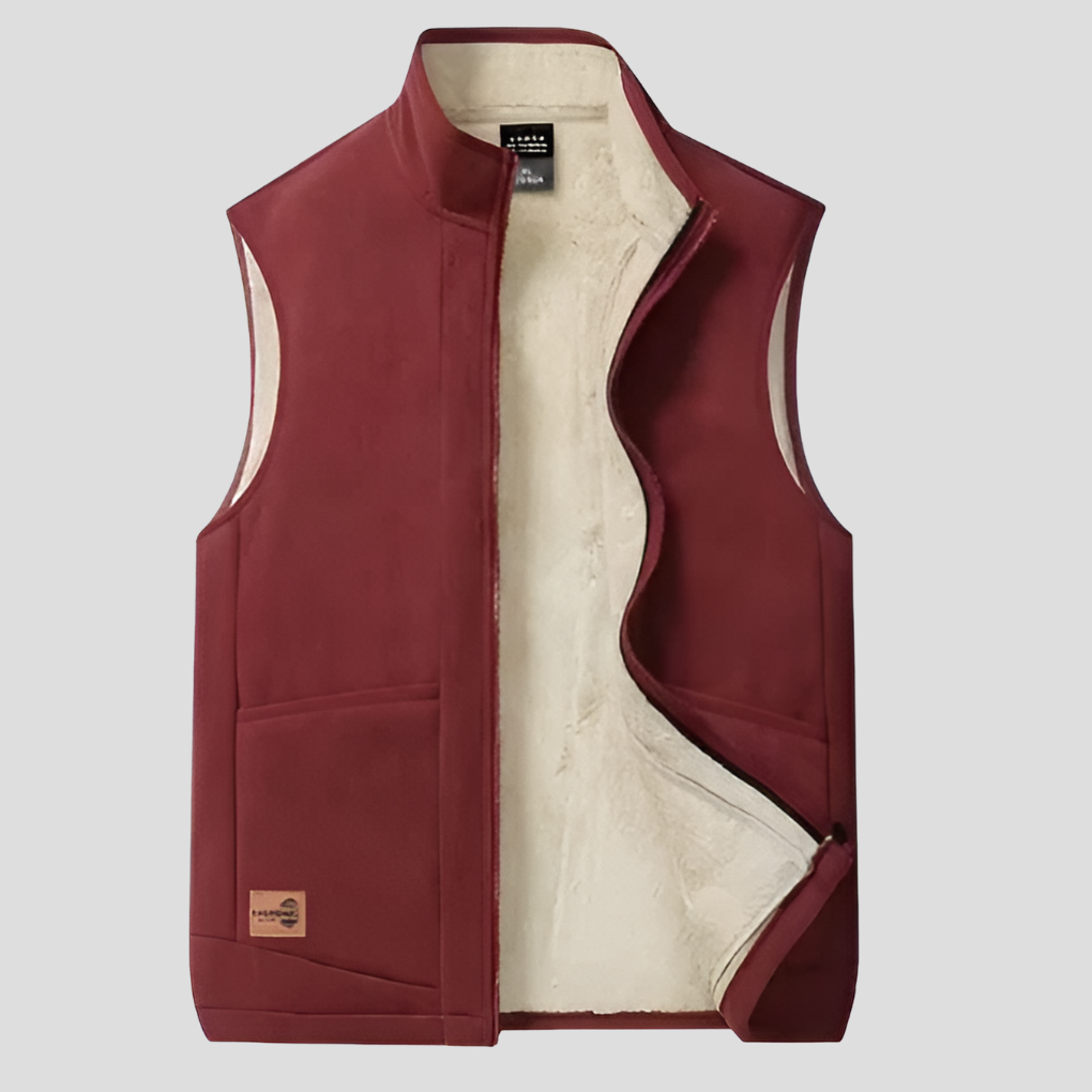 Gevoerd wintervest voor heren – warm en stijlvol