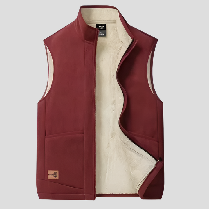 Gevoerd wintervest voor heren – warm en stijlvol