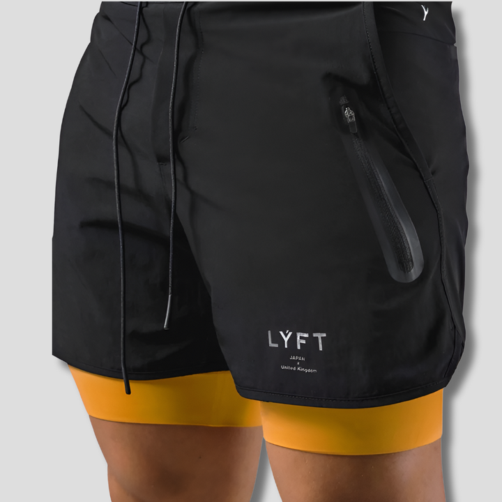 2-in-1 sportshort voor heren