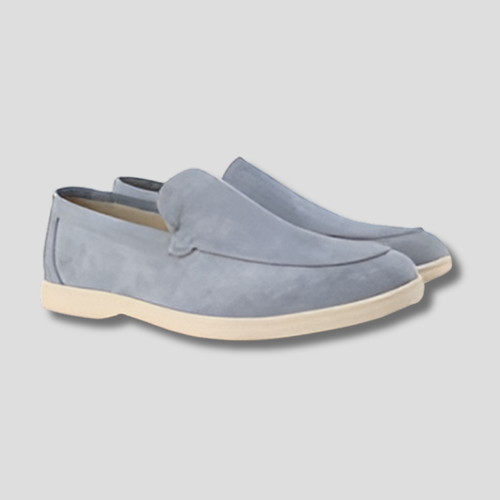 Suède loafers voor heren