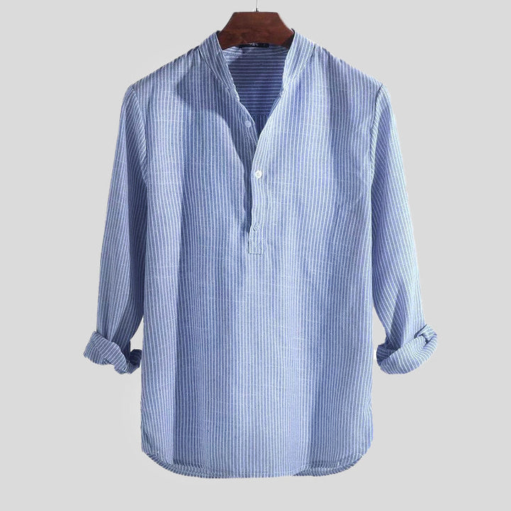 Henley-shirt voor heren Klassiek en ademend
