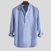 Henley-shirt voor heren Klassiek en ademend