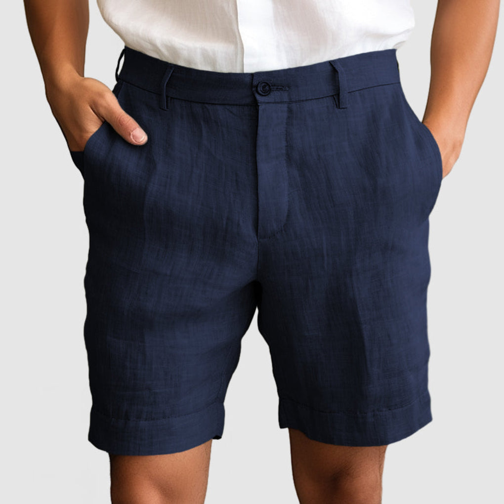 Heren casual katoenen linnen shorts