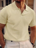 Heren casual poloshirt met korte mouwen