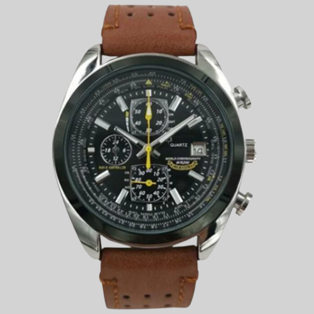 Heren quartzhorloge – Strakke stijl met waterdicht ontwerp