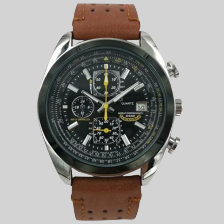 Heren quartzhorloge – Strakke stijl met waterdicht ontwerp