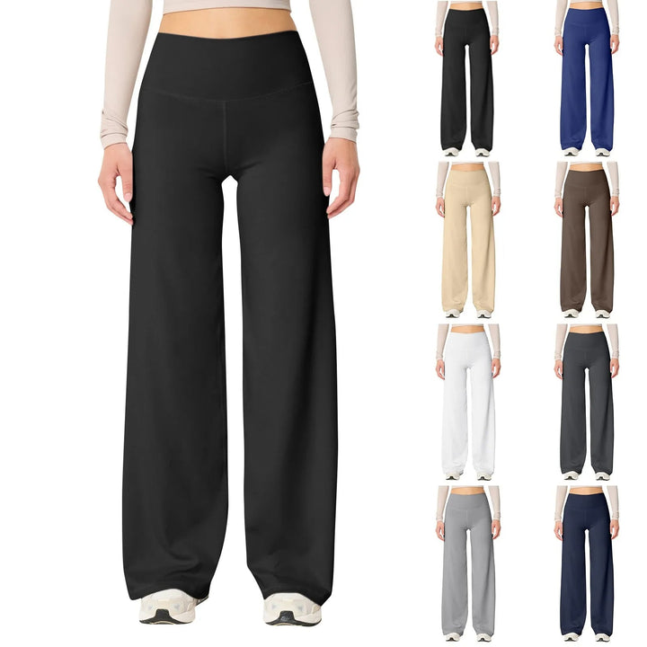 Hoge taille stretch yogabroek voor dames – Flatterende pasvorm en comfortabel om de hele dag te dragen