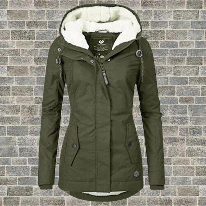 Winterjas met capuchon voor dames – praktische laag voor koud weer