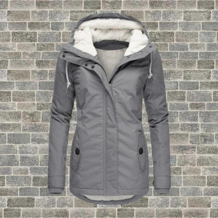Winterjas met capuchon voor dames – praktische laag voor koud weer