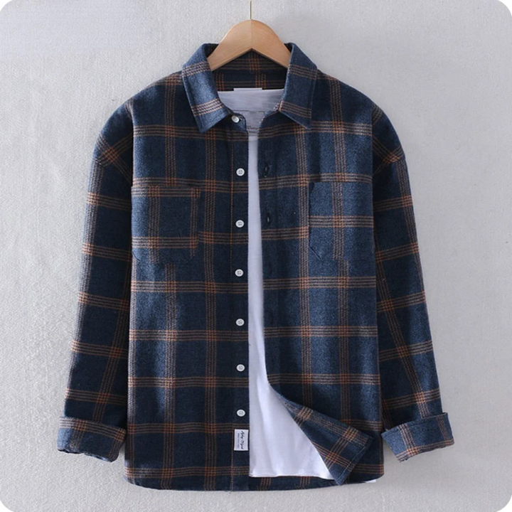 Klassieke stijl voor heren voor herfst en winter: geruit overhemd