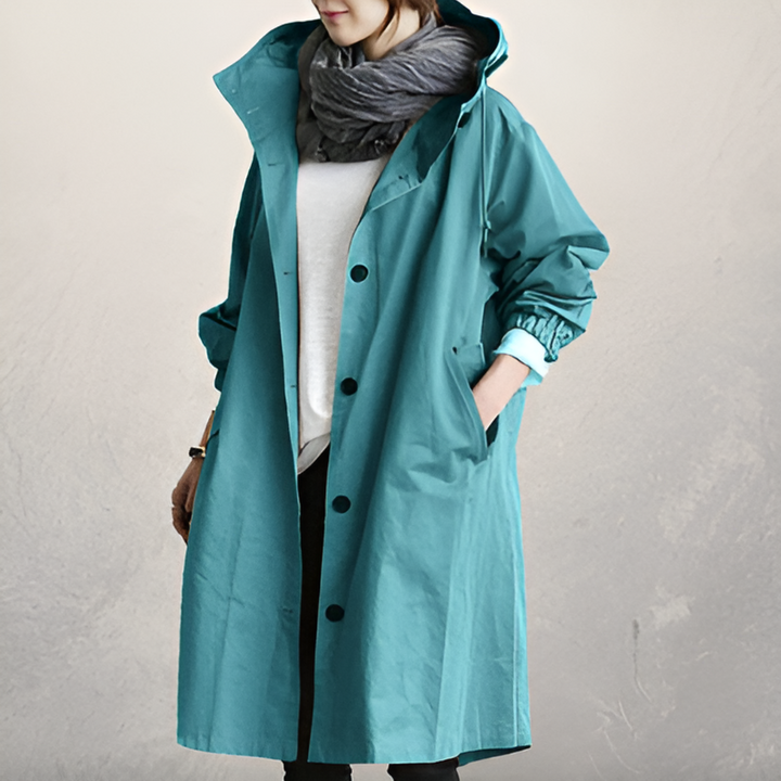Klassieke trenchcoat met capuchon