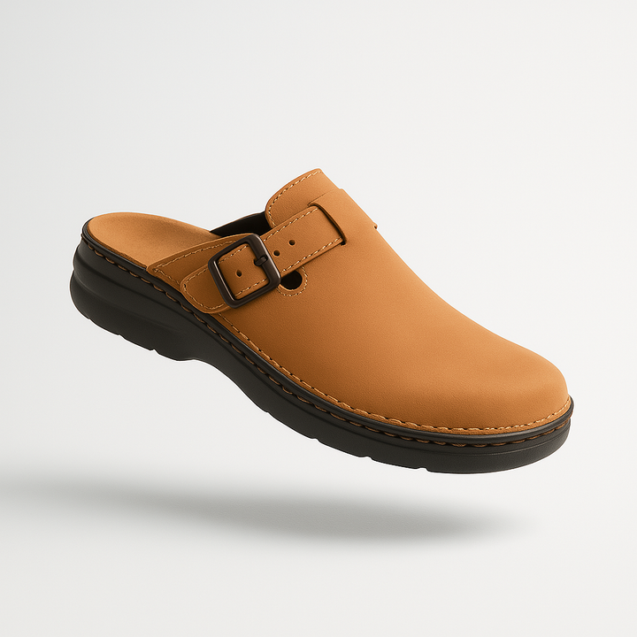 Leren instappers, unisex