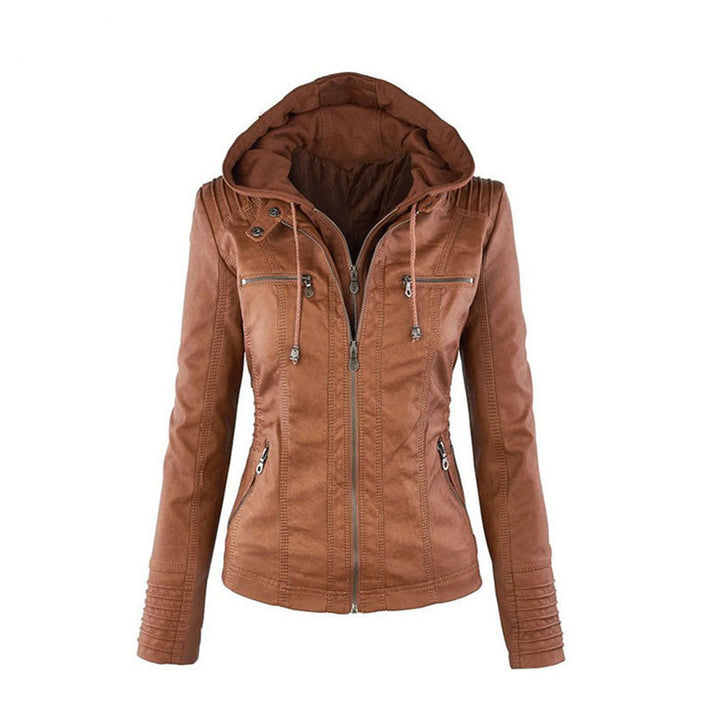 Leren zomerjas voor dames, lichtgewicht elegantie voor warme dagen