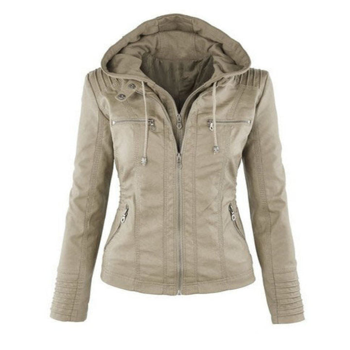 Leren zomerjas voor dames, lichtgewicht elegantie voor warme dagen