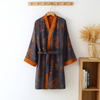 Lichtgewicht katoenen kimono-badjas voor heren