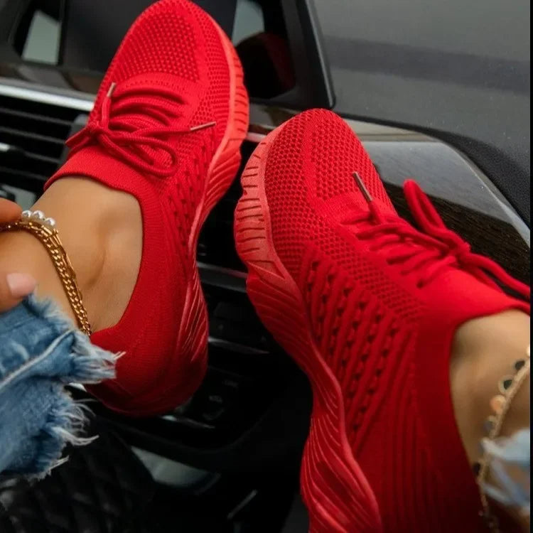 Lichtgewicht mesh sneakers voor dames Ademend comfort voor dagelijks gebruik