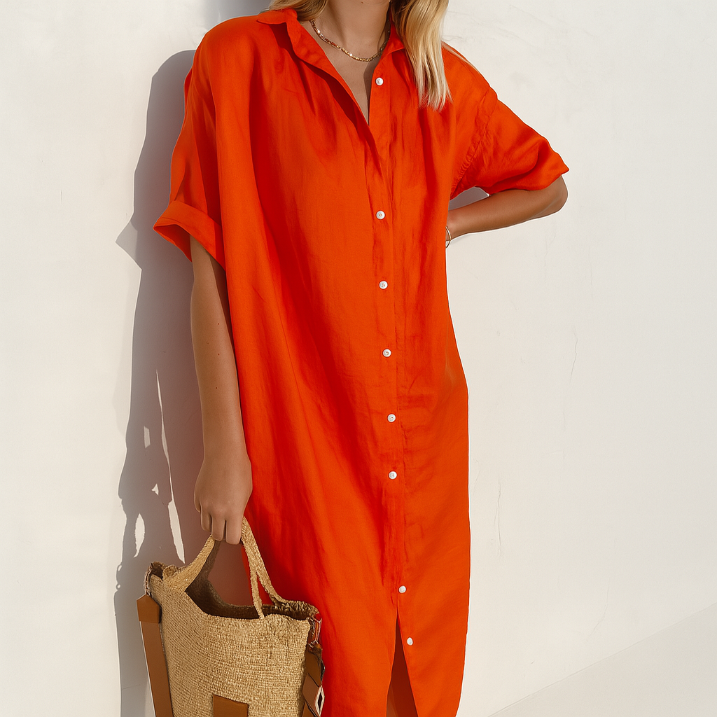 Linnen shirtjurk voor dames