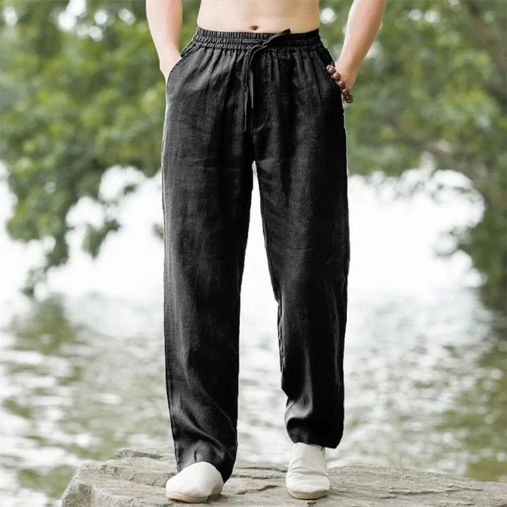 Linnen strandbroek voor heren voor moeiteloos zomercomfort