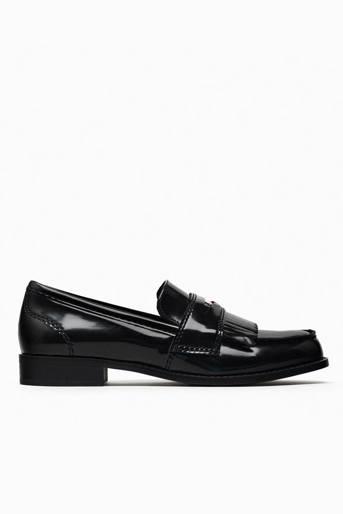 Loafers met Franjes en Goudaccent