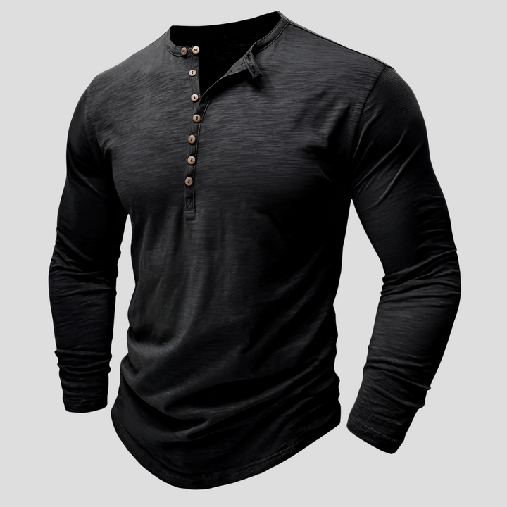 Los herenoverhemd van katoenmix – casual, alledaagse stijl