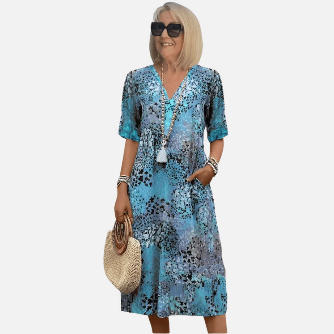 Loszittende zomerse casual jurk