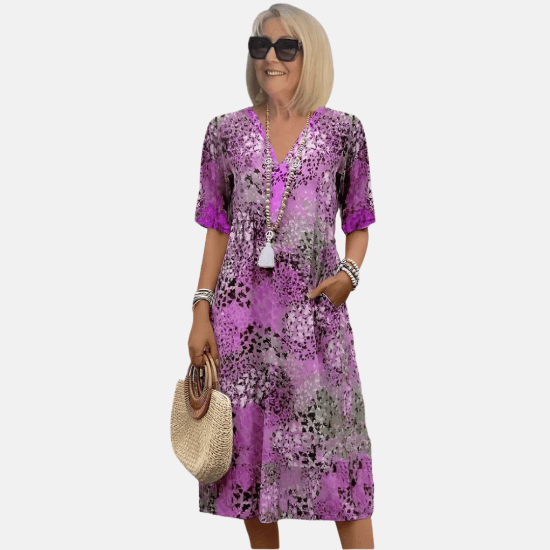 Loszittende zomerse casual jurk
