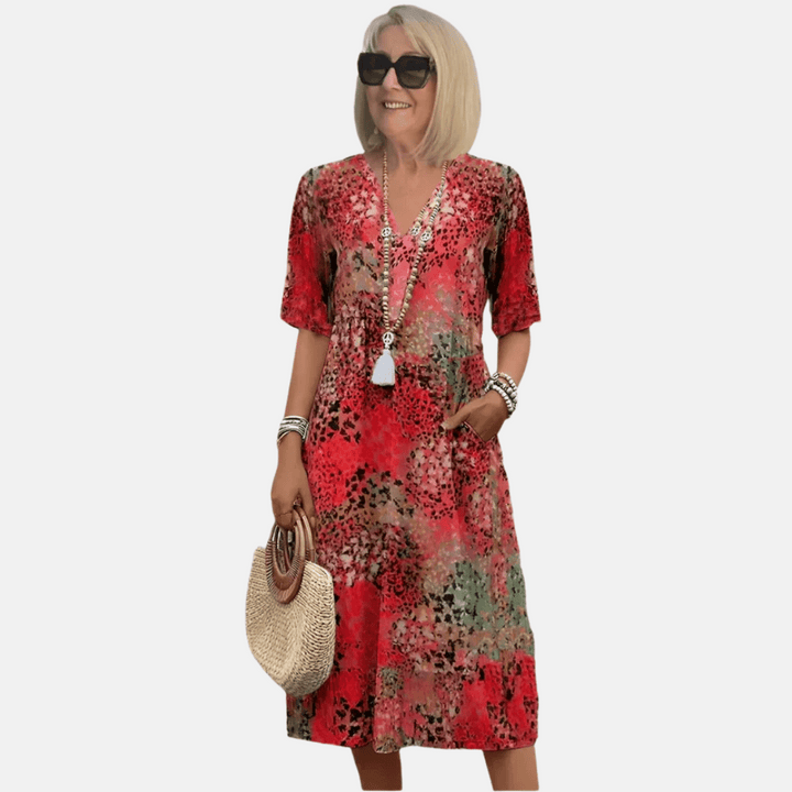 Loszittende zomerse casual jurk