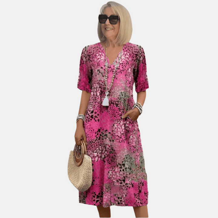 Loszittende zomerse casual jurk