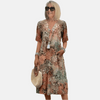 Loszittende zomerse casual jurk