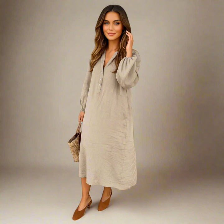 Luchtige Zomerjurk met Knoopdetails