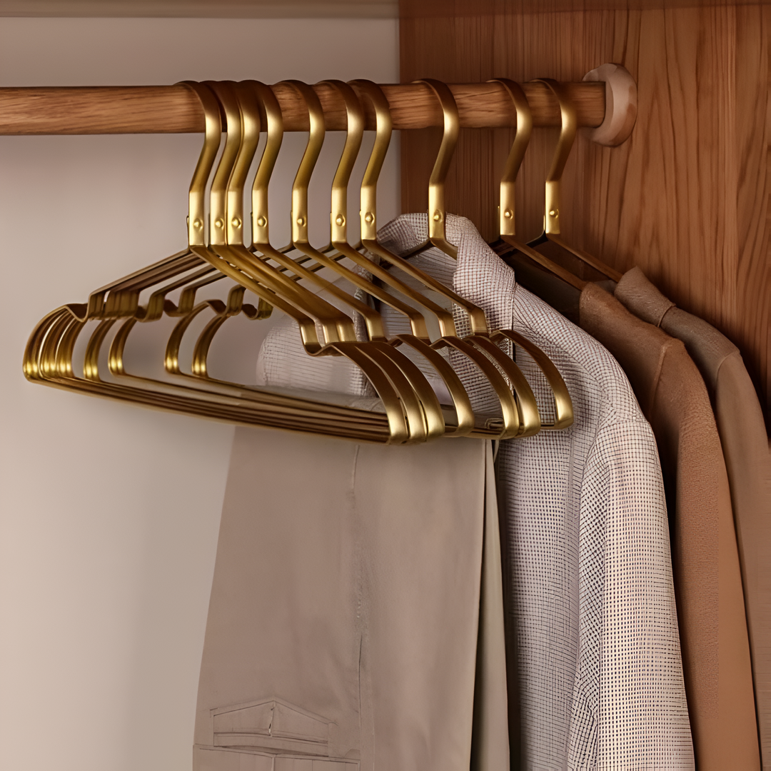 Luxe antislip kledinghangers – Elegante organisatie voor uw garderobe