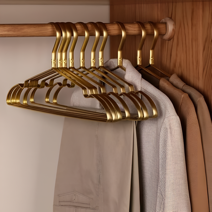 Luxe antislip kledinghangers – Elegante organisatie voor uw garderobe