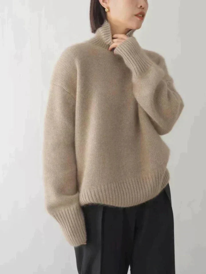 Luxe coltrui van fijne wol voor dames