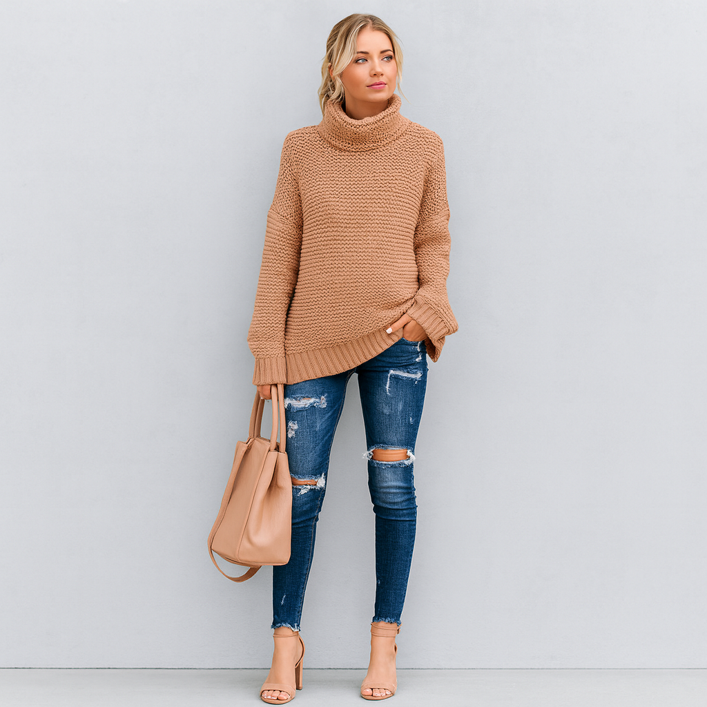 Luxe gebreide coltrui voor dames