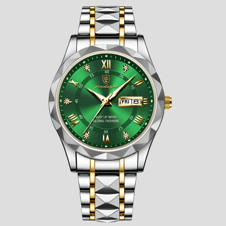 Luxe roestvrijstalen herenhorloge voor dagelijks gebruik