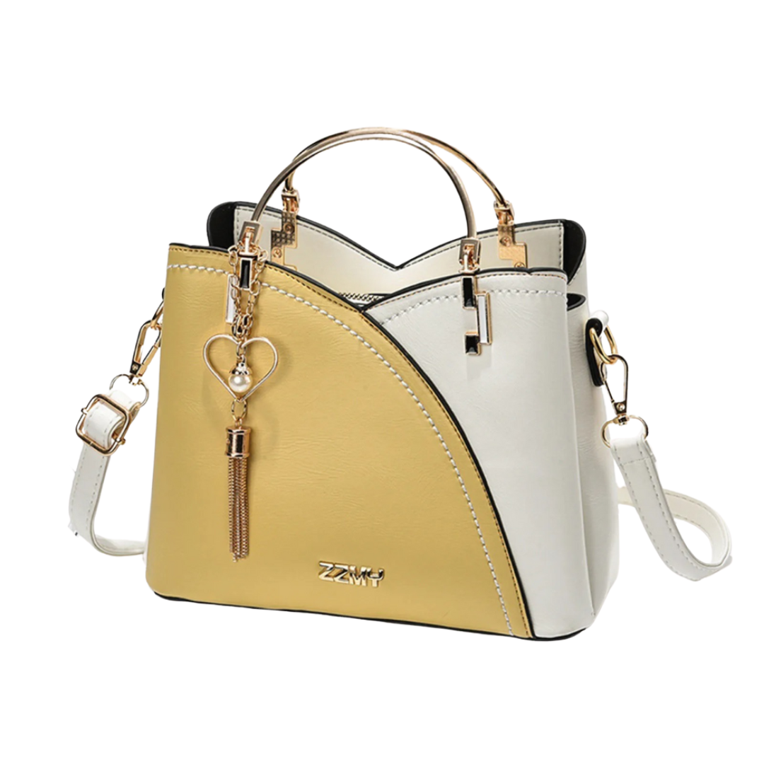 Luxetote – Vintage patchwork PU-leren handtas voor dames
