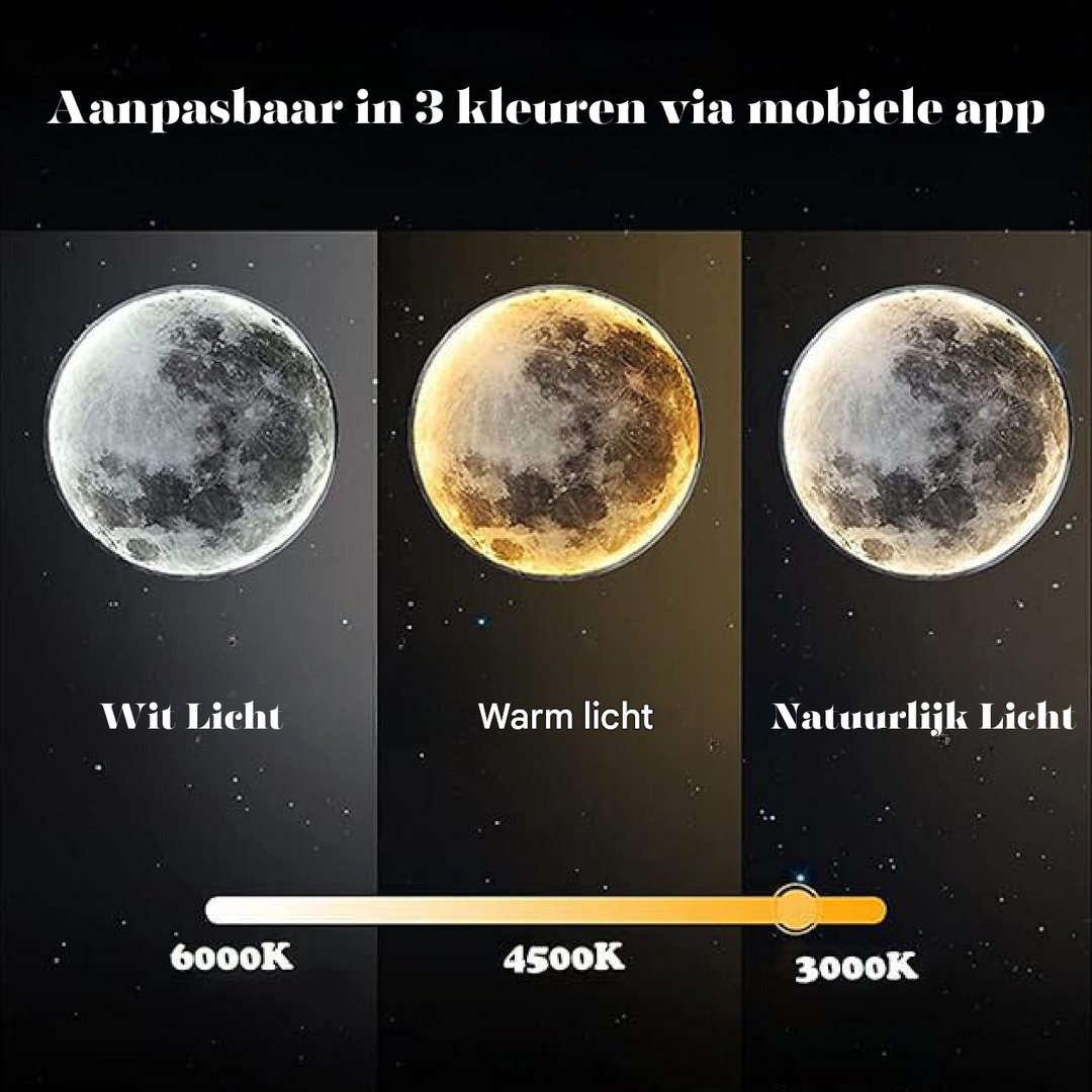 Magische maanlamp voor een betoverende sfeer