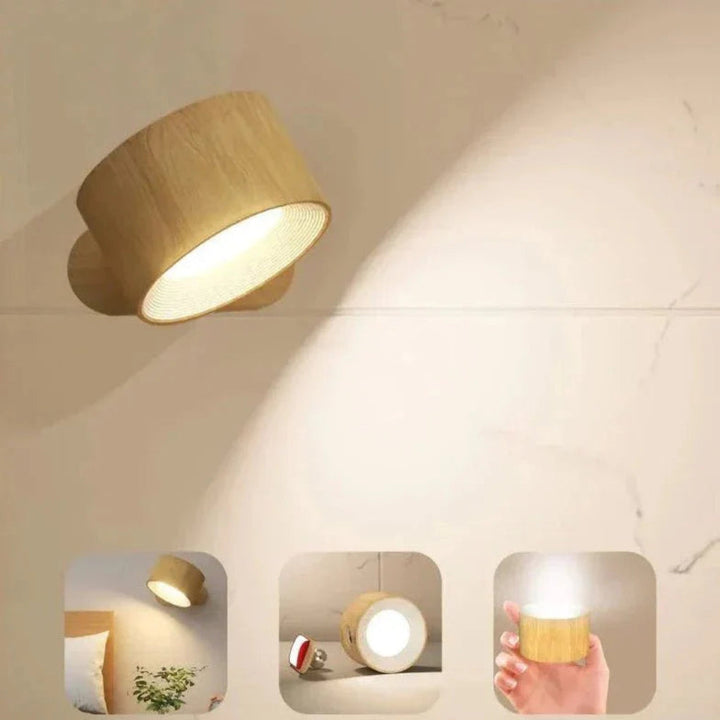 Magnetische en draadloze wandlamp