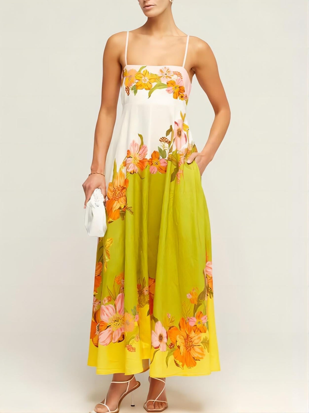 Maxi-jurk met Zomerse Print
