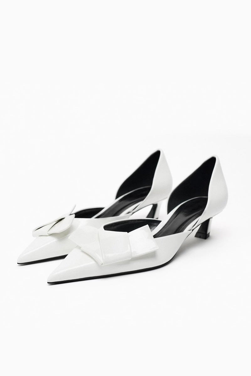 Metallic Pumps met Strikaccent
