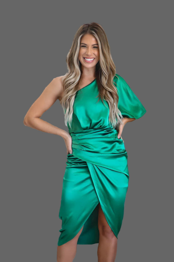 Moderne damesjurk – Ottilie elegantie in kleuren