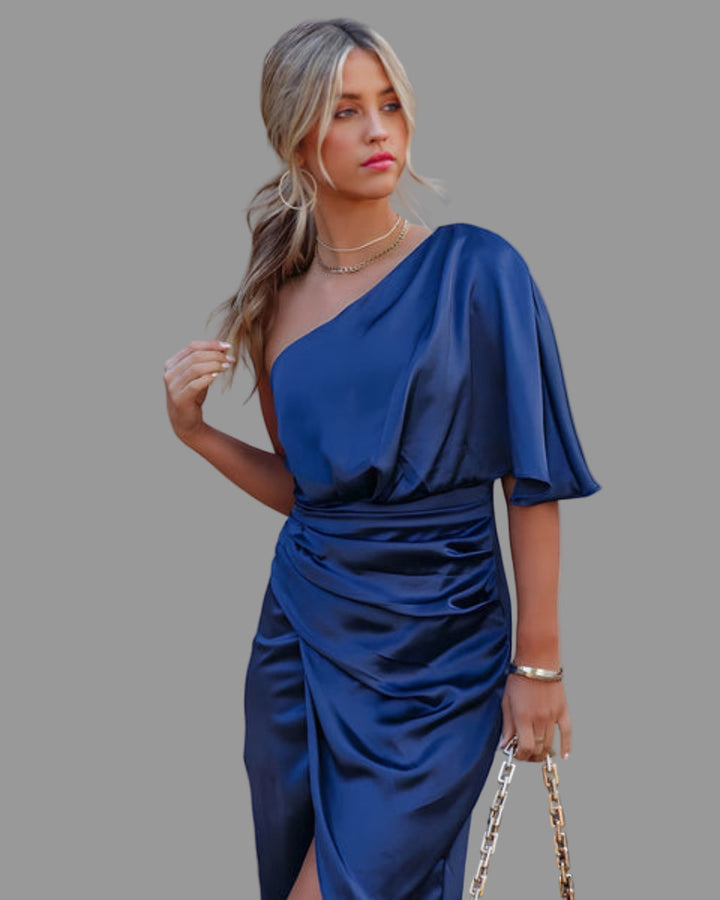 Moderne damesjurk – Ottilie elegantie in kleuren