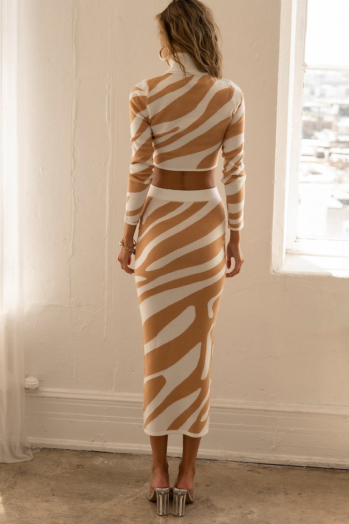 Modieuze Gestreept Co-ord Set