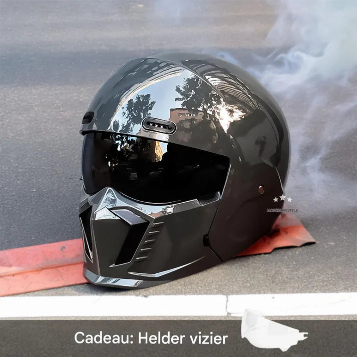 Motorhelm – DOT- en ECE-goedgekeurd, tijdloze look