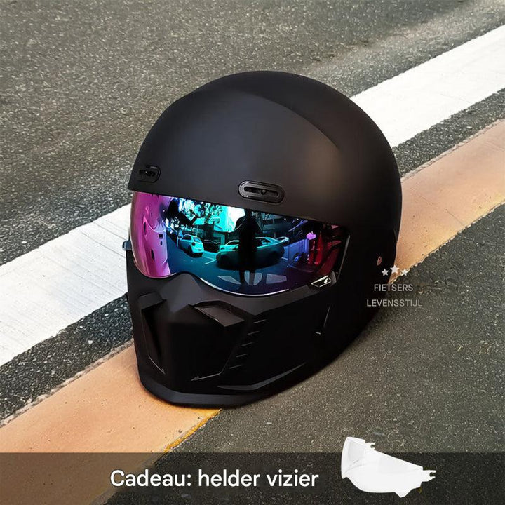 Motorhelm – DOT- en ECE-goedgekeurd, tijdloze look