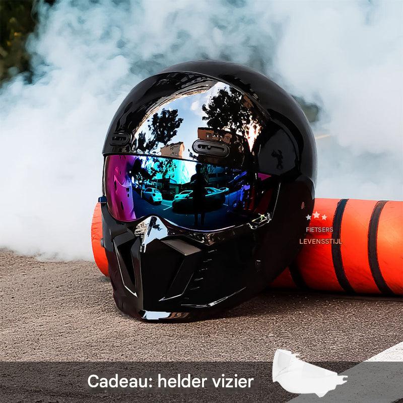 Motorhelm – DOT- en ECE-goedgekeurd, tijdloze look