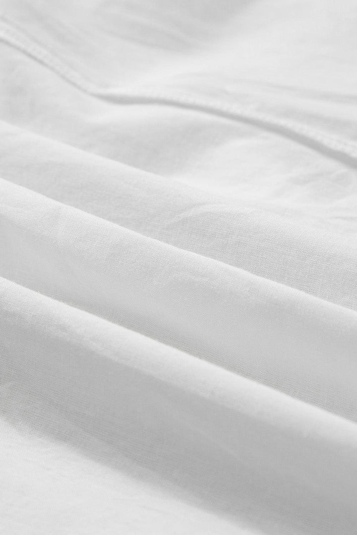 Mouwloze Jurk met Opengewerkte Stof